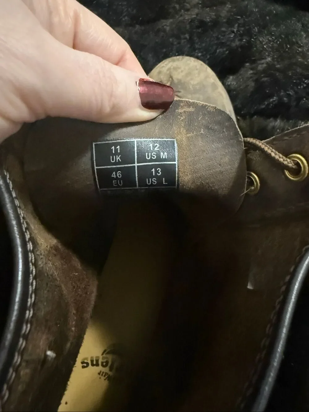 The Original Dr. Martens Air Wair Bouncing Soles 12 boots shoes Vintage